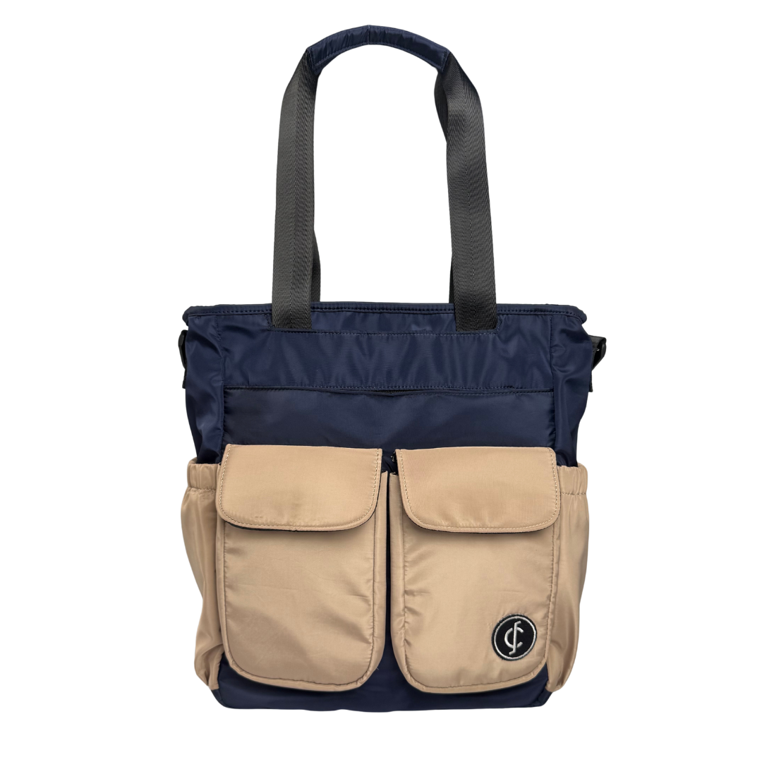 Navy/Taupe